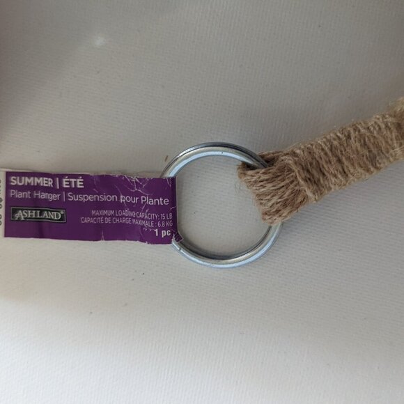 NWT Macrame Plant Hanger Retro 1970s Hippie Rustic Summer Home Decor Ashland NEW - Picture 11 of 11